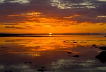 Sunset from Cottage, Clachan, North Uist DM0378