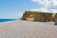   Coastal erosion Weybourne Norfolk DM2156