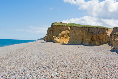   Coastal erosion Weybourne Norfolk DM2156
