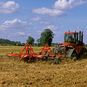 Disking up Stubble